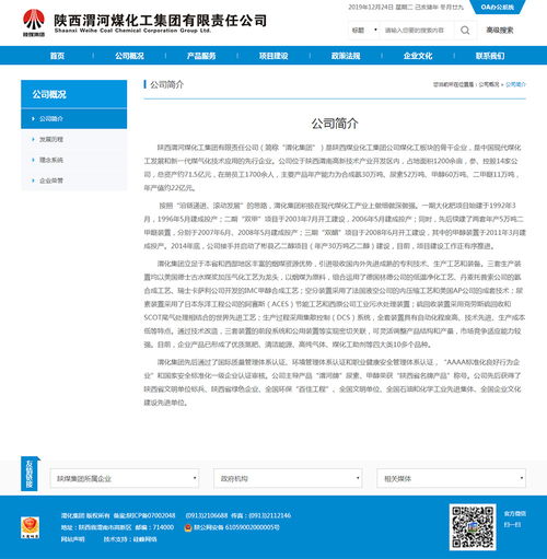 陕西渭河煤化工集团信息化建设案例 硅峰网络专业打造数字引擎